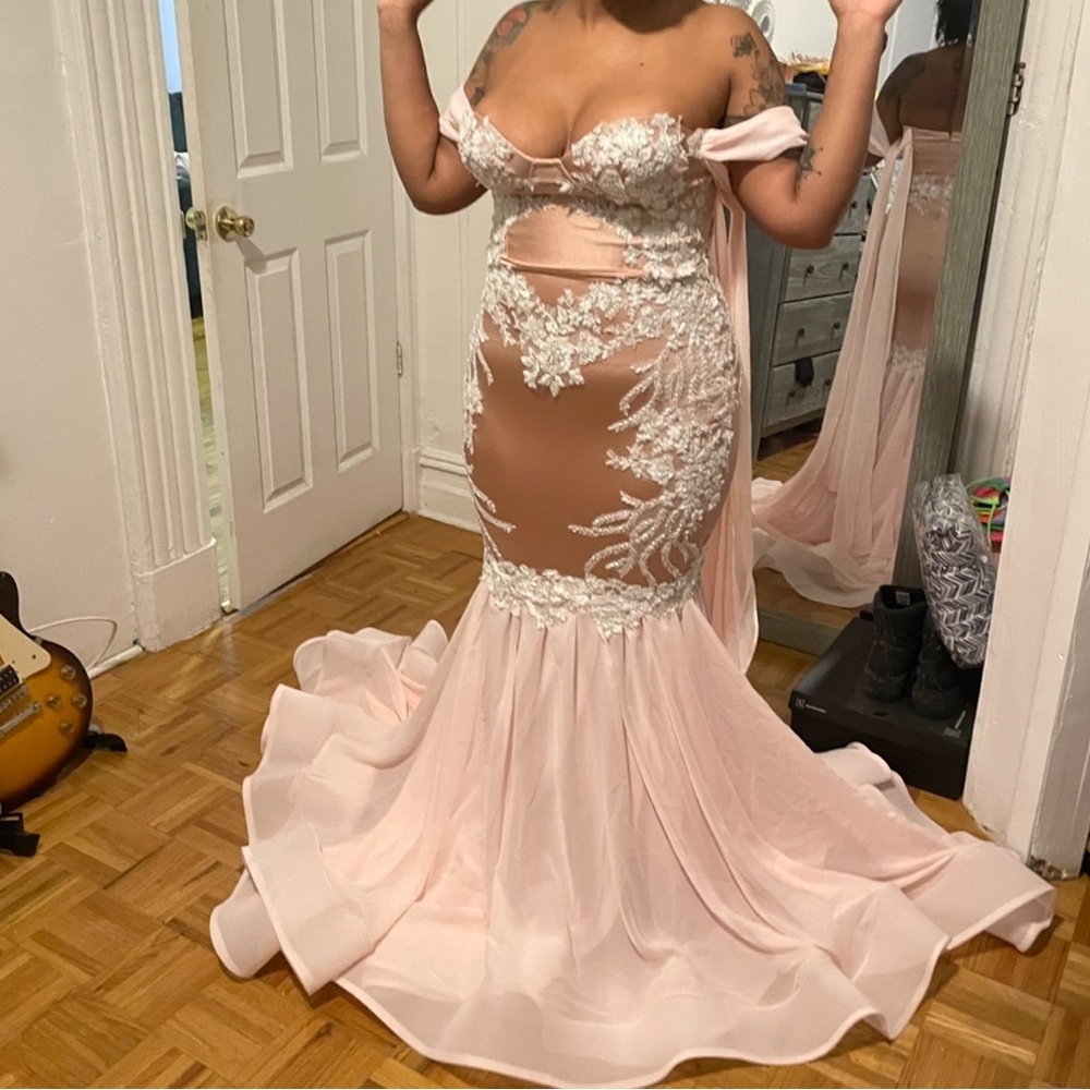 Rose pink gown